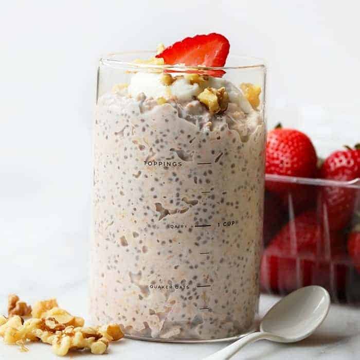 Delicious Vanilla Strawberry Overnight Oats Kids Will Love